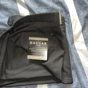 Haggar Black Performance Dress Pants